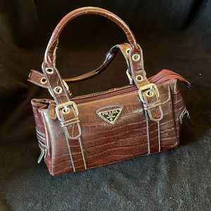 Small leather Prada bag